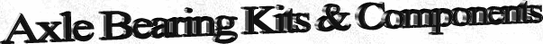 go kart and minibike axle bearing kits and components